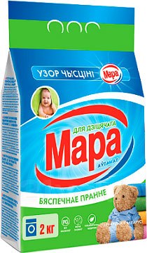 Изображение товара Стиральный порошок Мара Узор Чысцiнi для детского (2кг)