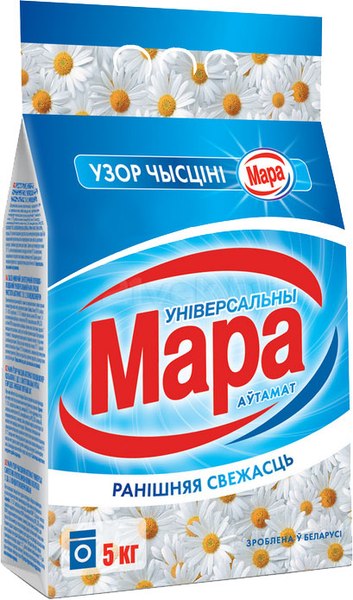 Изображение товара Стиральный порошок Мара Узор Чысцiнi Утренняя свежесть (5кг)