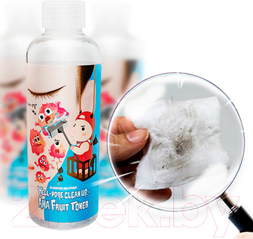 Изображение товара Пилинг для лица Elizavecca Hell-Pore Clean Up Aha Fruit Toner с фруктовыми кислотами (200мл)