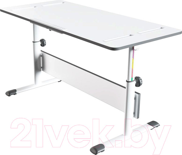 Изображение товара Парта Polini Kids City D2 (белый/серый)