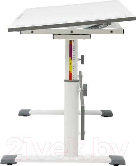 Изображение товара Парта Polini Kids City D2 (белый/серый)