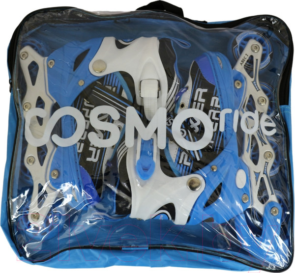 Изображение товара Роликовые коньки CosmoRide Aqua (р-р 27-30, белый/синий)