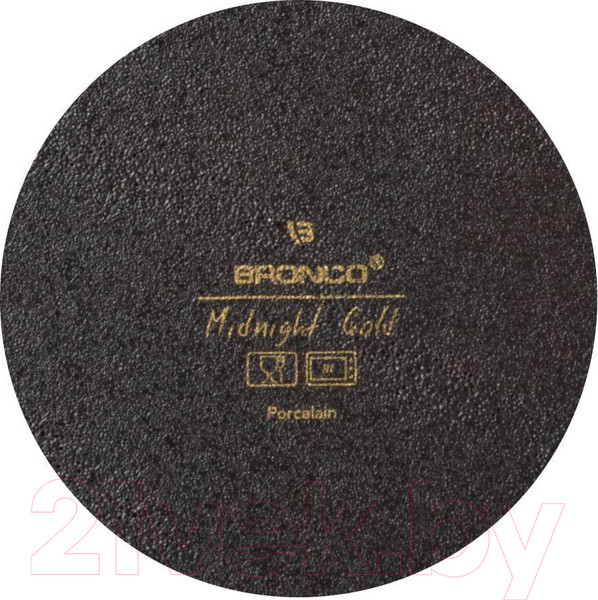 Изображение товара Набор тарелок Bronco Midnight Gold / 42-437 (2шт)