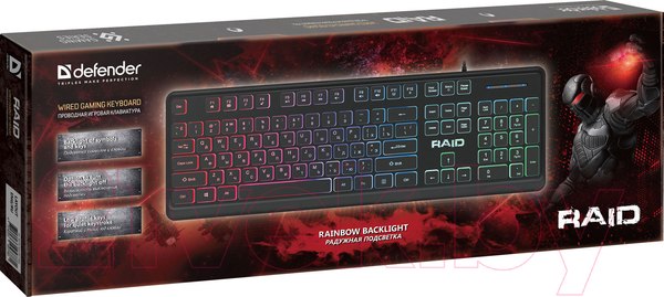 Изображение товара Клавиатура Defender Raid GK-778DL / 45778