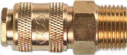 Изображение товара Переходник для пневмоинструмента Eco AB-F/MT38 (латунь)