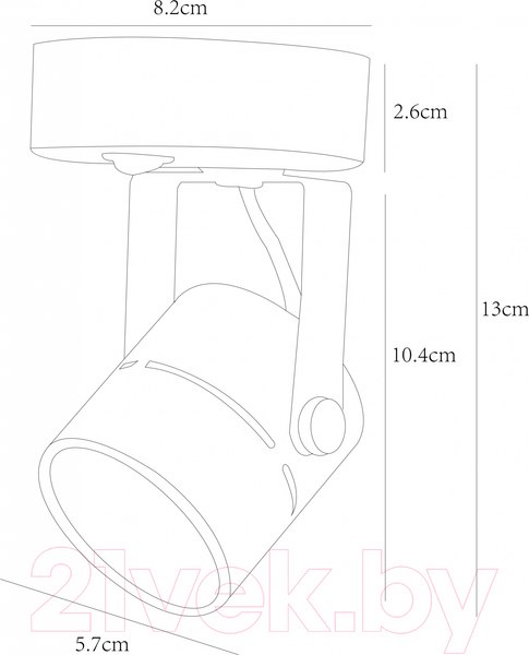 Изображение товара Спот Arte Lamp Mizar A1311AP-1WH