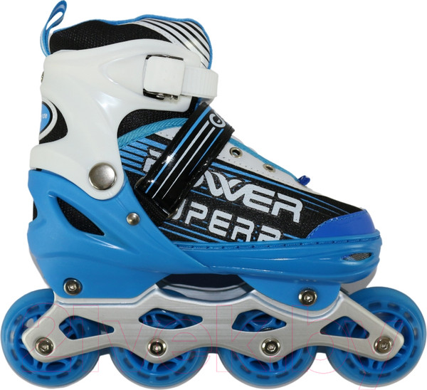 Изображение товара Роликовые коньки CosmoRide Aqua (р-р 31-34, белый/синий)