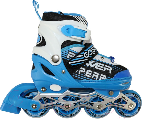 Изображение товара Роликовые коньки CosmoRide Aqua (р-р 31-34, белый/синий)