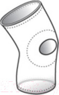 Изображение товара Ортез коленный Польза Рукавного типа 0804 (р.4, бежевый)