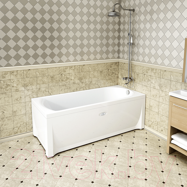 Изображение товара Ванна акриловая Vannesa Николь 180x80 / 2-01-0-0-1-210Ч