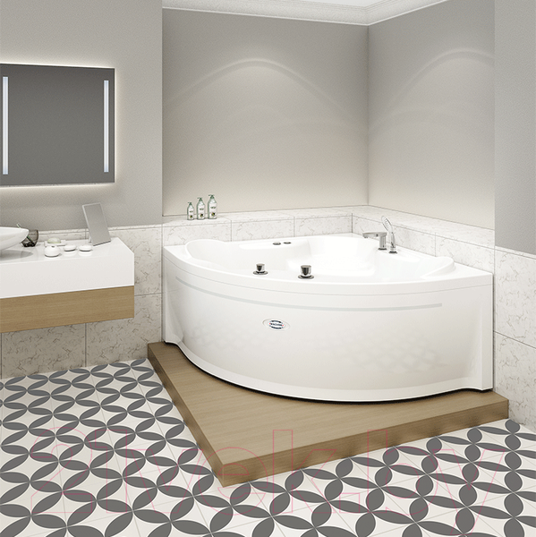 Изображение товара Ванна акриловая Vannesa Сандра 149x149 / 2-01-0-0-1-221Ч