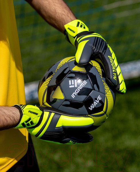 Изображение товара Перчатки вратарские Ingame Brooklyn (р.9, черный/желтый)