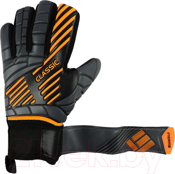Изображение товара Перчатки вратарские Ingame Classic (р.9, черный/оранжевый)