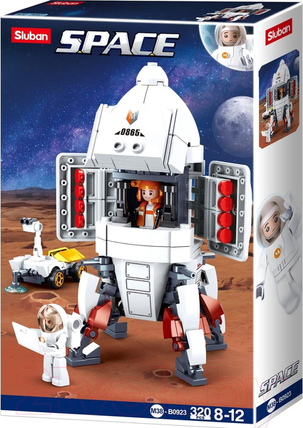 Изображение товара Конструктор Sluban Космос. Ракета исследователей / M38-B0923 (320эл)