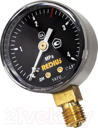 Изображение товара Манометр газовый Редиус 4.0 МПа / 102032