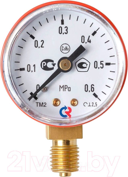 Изображение товара Манометр газовый Редиус 0.6 МПа (10202)