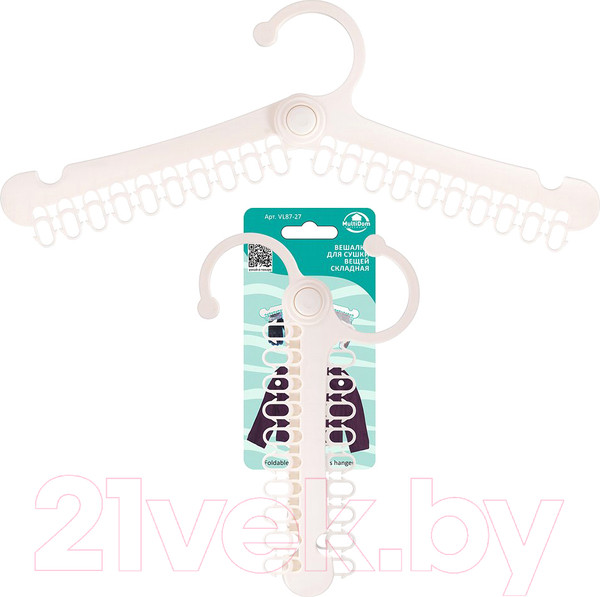 Изображение товара Пластиковая вешалка-плечики Мультидом VL87-27