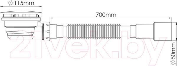 Изображение товара Сифон NOVA 1625