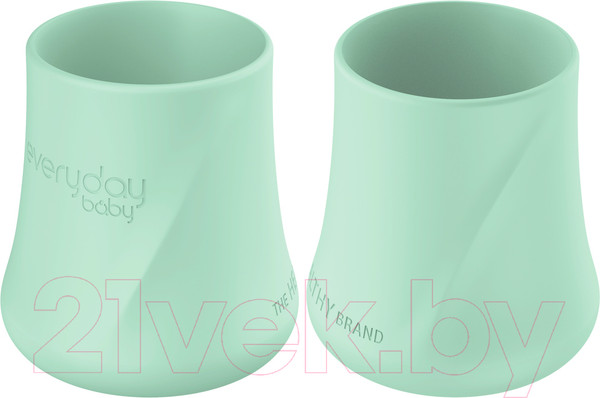 Изображение товара Набор посуды для кормления Everyday Baby 10531 (2шт, мятный)