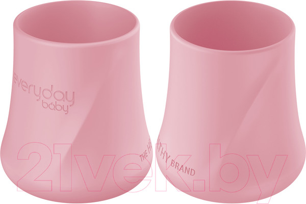Изображение товара Набор посуды для кормления Everyday Baby 10530 (2шт, розовый)