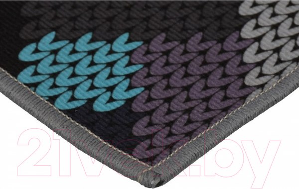 Изображение товара Коврик грязезащитный VORTEX Velur Исландия 90x90 / 24342