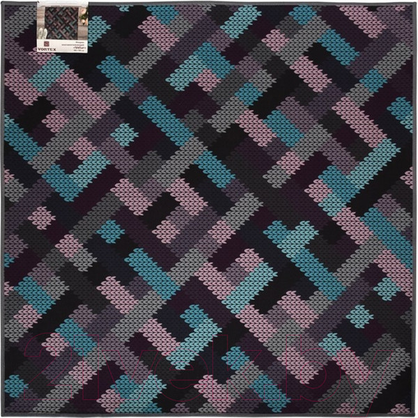 Изображение товара Коврик грязезащитный VORTEX Velur Исландия 90x90 / 24342