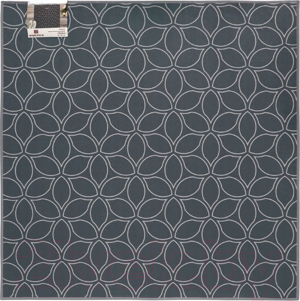 Изображение товара Коврик грязезащитный VORTEX Velur Лепестки 90x90 / 24338