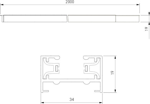 Изображение товара Шинопровод Elektrostandard 85080/00 (2м, белый)