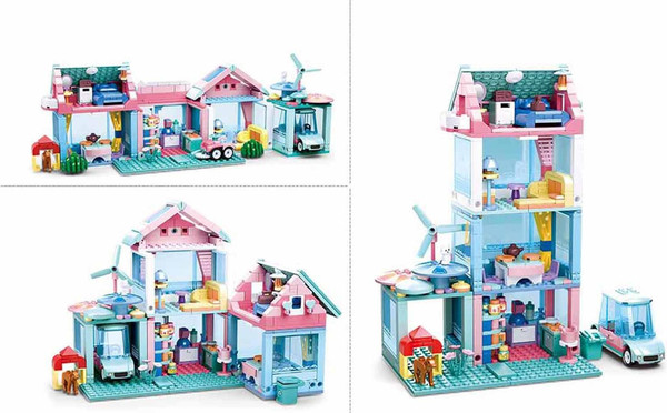 Изображение товара Конструктор Sluban Розовая мечта. Свадьба / M38-B0822 (410эл)