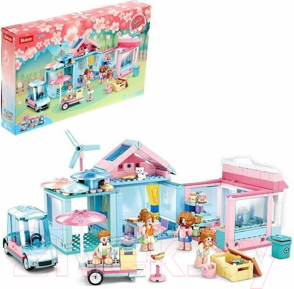 Изображение товара Конструктор Sluban Розовая мечта. Свадьба / M38-B0822 (410эл)