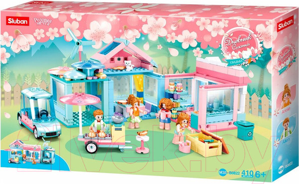 Изображение товара Конструктор Sluban Розовая мечта. Свадьба / M38-B0822 (410эл)