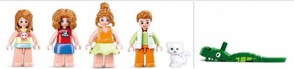 Изображение товара Конструктор Sluban Розовая мечта. Свадьба / M38-B0822 (410эл)