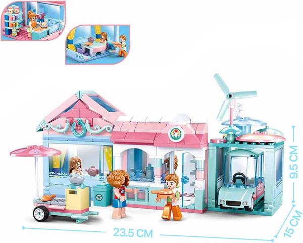 Изображение товара Конструктор Sluban Розовая мечта. Свадьба / M38-B0822 (410эл)