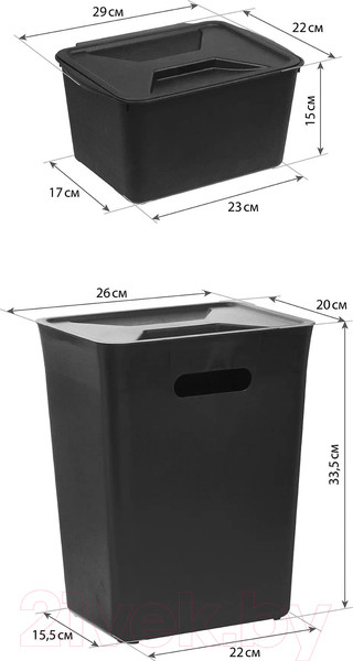 Изображение товара Система сортировки мусора Idea М2477 (черный)