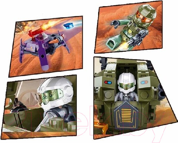 Изображение товара Конструктор Sluban Атомная буря / M38-B0911 (353эл)