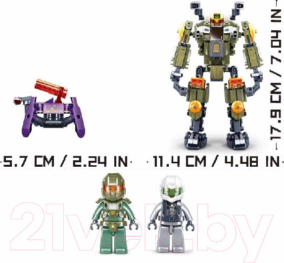 Изображение товара Конструктор Sluban Атомная буря / M38-B0911 (353эл)