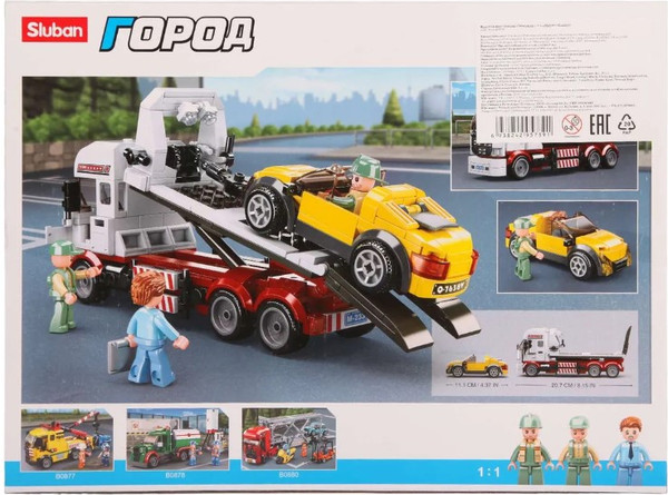 Изображение товара Конструктор Sluban Город. Эвакутор / M38-B0879 (338эл)