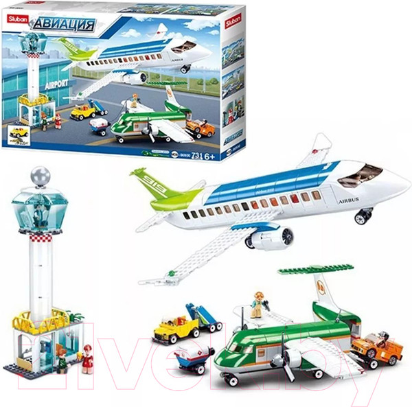 Изображение товара Конструктор инерционный Sluban Авиация / M38-B0930 (731эл)