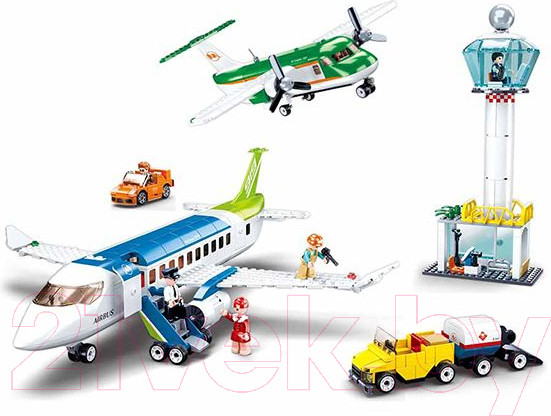 Изображение товара Конструктор инерционный Sluban Авиация / M38-B0930 (731эл)