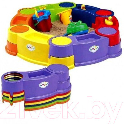 Изображение товара Песочница Пластик Радуга / С 361