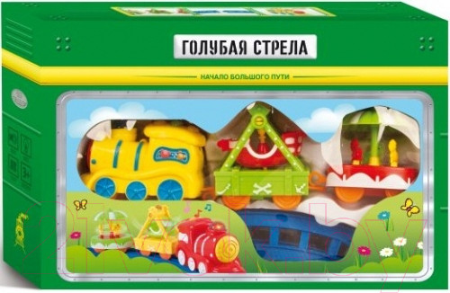 Изображение товара Железная дорога игрушечная Голубая стрела Карусель / 87165