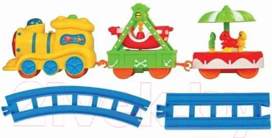 Изображение товара Железная дорога игрушечная Голубая стрела Карусель / 87165