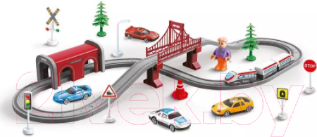 Изображение товара Железная дорога игрушечная Голубая стрела Скоростной поезд / 95029