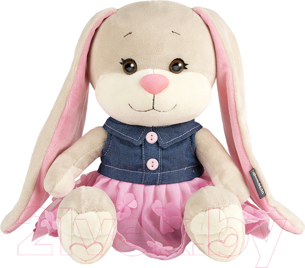 Изображение товара Мягкая игрушка Jack&Lin Зайка в джинсовом платье / JL-022009-25