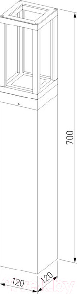 Изображение товара Светильник уличный Elektrostandard 1529 Techno Led (черный)