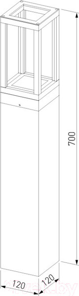 Изображение товара Светильник уличный Elektrostandard 1529 Techno Led (серый)
