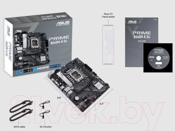 Изображение товара Материнская плата Asus Prime B660M-K D4