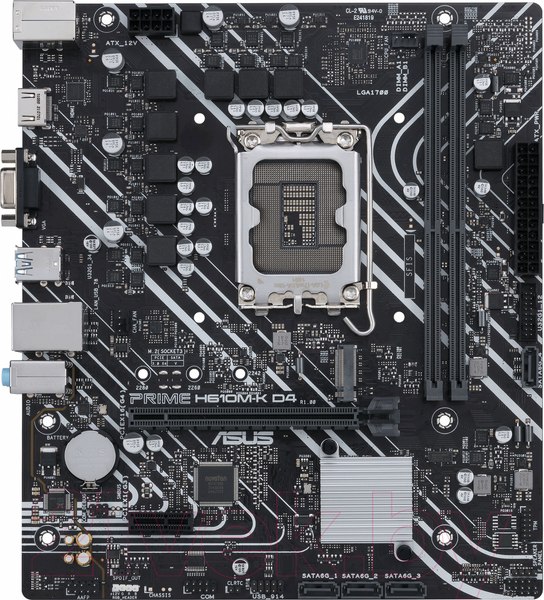 Изображение товара Материнская плата Asus Prime H610M-K D4