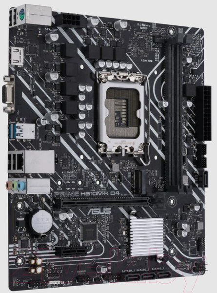 Изображение товара Материнская плата Asus Prime H610M-K D4