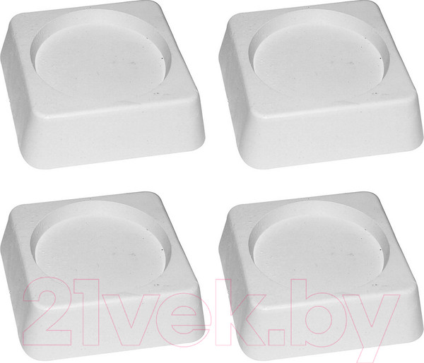 Изображение товара Комплект антивибрационных подставок Мультидом МТ76-35 (белый)